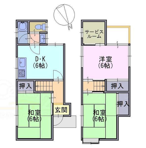 貸家　馬場川原41-5