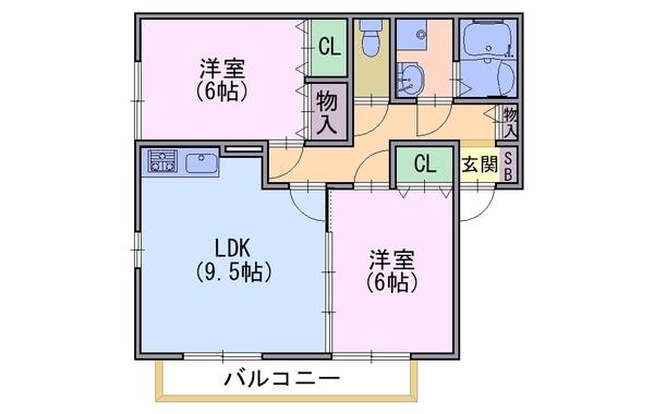 リュクレール(間取り)