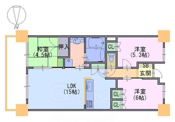 グランマークシティ東向日　223号