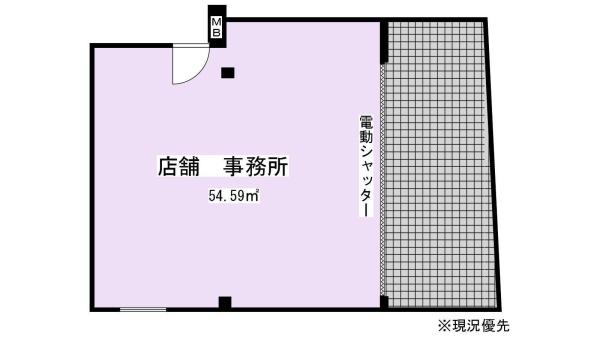 ソレーユYAMADA　店舗東側