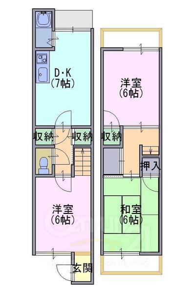 貸家　西田中瀬20-41