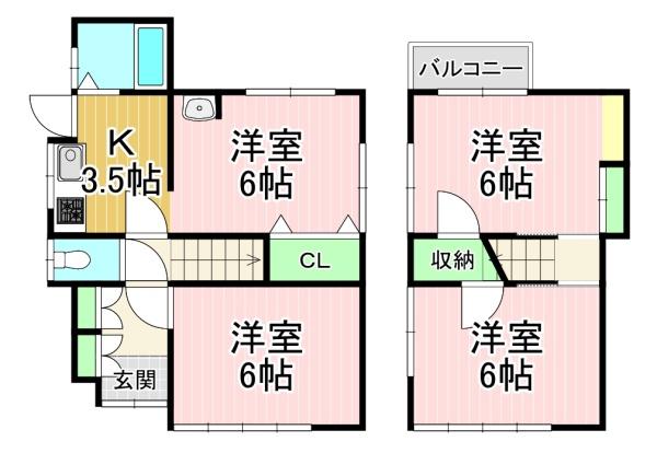 貸家　寺戸町東野辺37-24