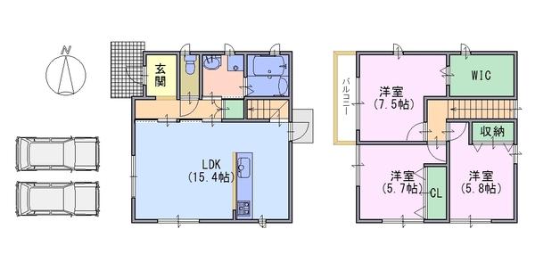 貸家　泉が丘12-14　南