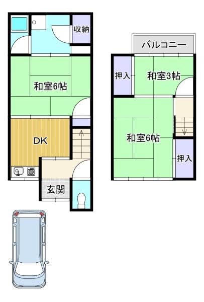 貸家　物集女町坂本6-47