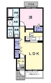 メゾン川勝1(間取り)