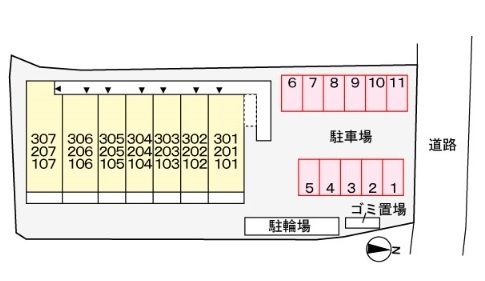 プリムローズ桂川(現地案内図)