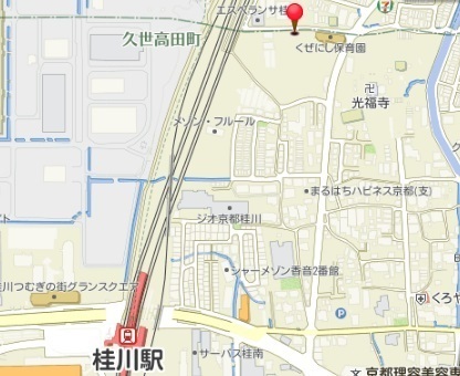 プリムローズ桂川(現地案内図)