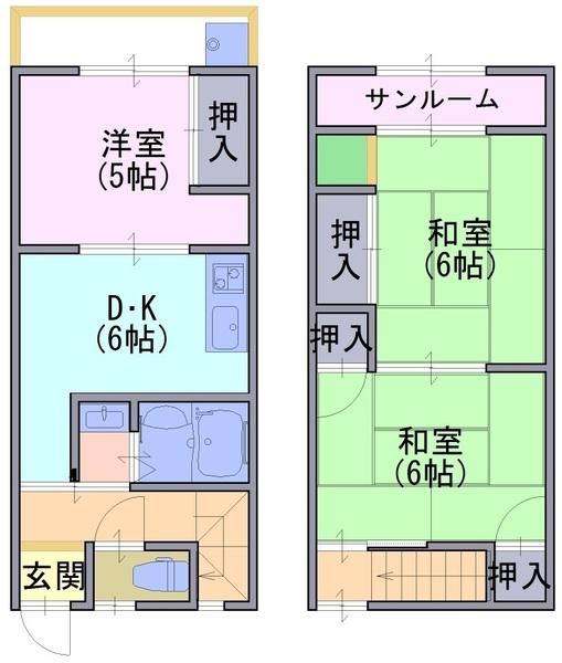 テラスハウス　傍示木8-19