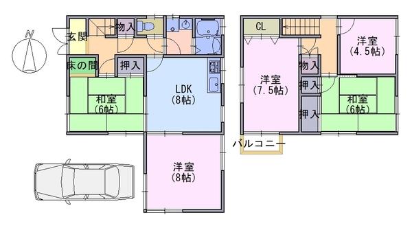 貸家　下海印寺下内田21-6