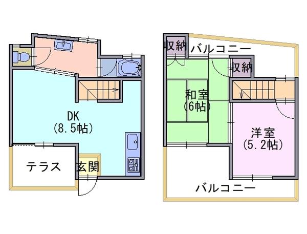 テラスハウス　物集女町坂本10-15