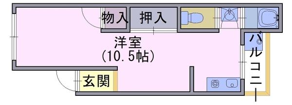 コーポ七ツ池(間取り)