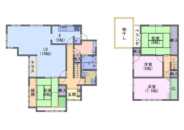 貸家　長法寺中畠8-8