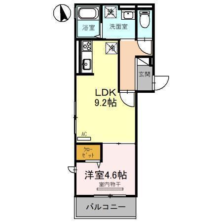 ベルテンポ東向日(間取り)