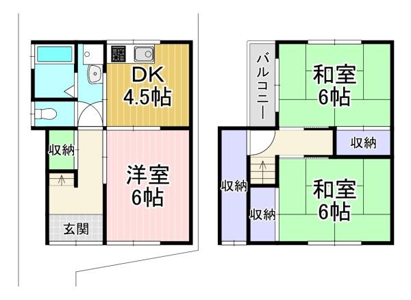 貸家　羽束師鴨川町147-19