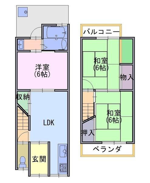 貸家 羽束師志水町208-15