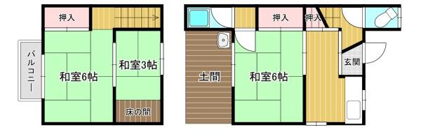 貸家　中久世町2丁目101
