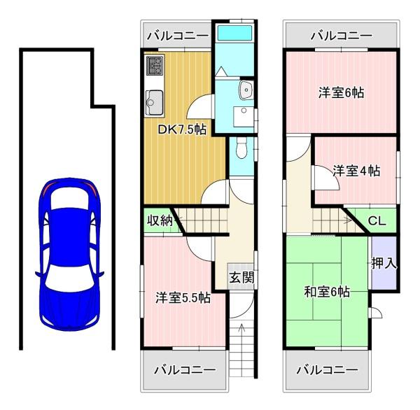 貸家　久我本町8-143