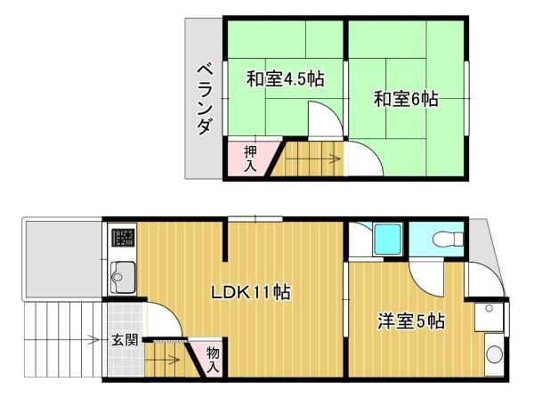 貸家　緑が丘10-4