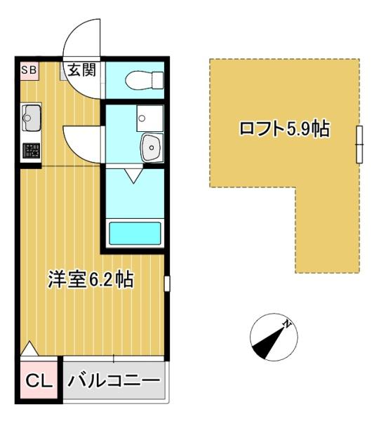 ハーモニーテラス淀下津町2(間取り)