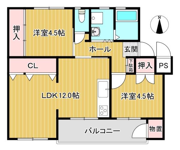 長岡天神ハイツ14棟308号