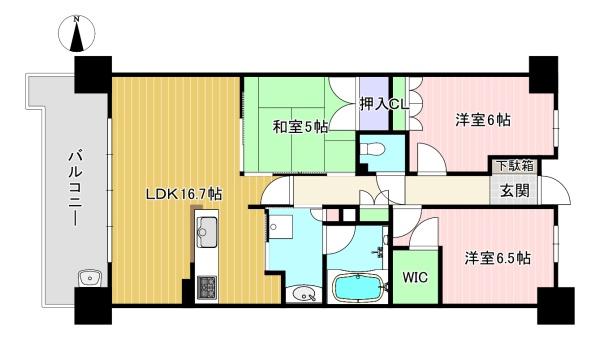 京都桂川つむぎの街グランスクエア　608号