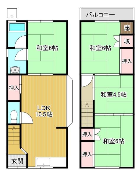 貸家　寺戸町辰巳7-2
