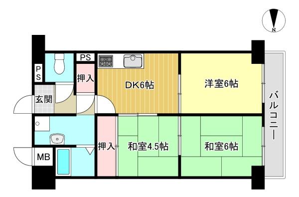 向陽セントラルハイツ　702号