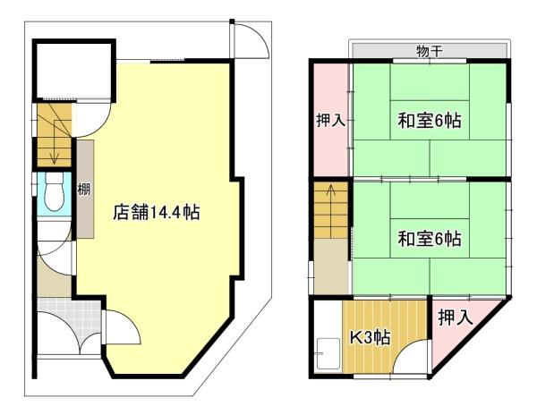 店舗　物集女町森ノ上16-14