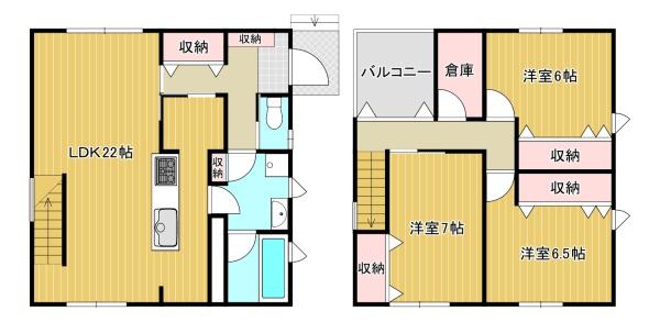 上植野町北小路6-6　貸家