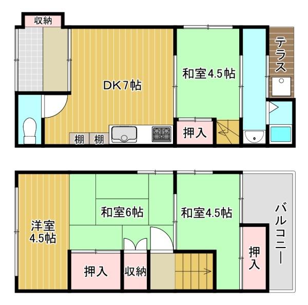 向日市寺戸町二枚田住宅
