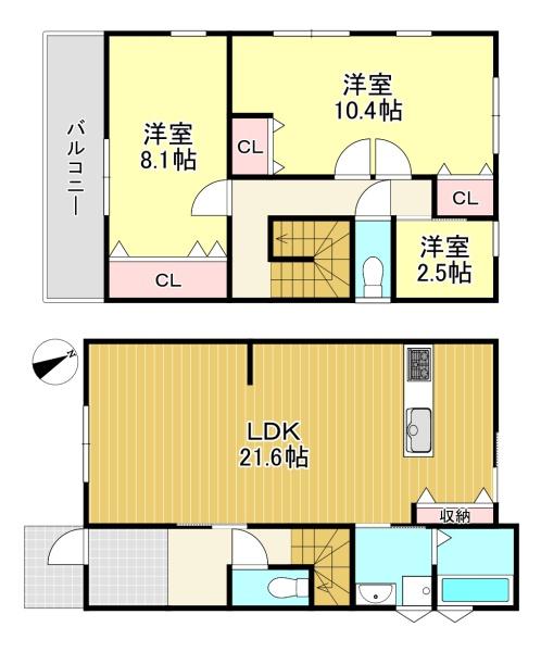 貸家　久我御旅町2-82