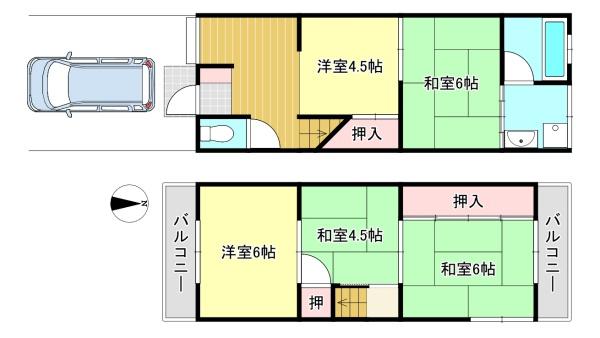 貸家　西の京2-27