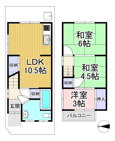 貸家　一文橋一丁目4-18