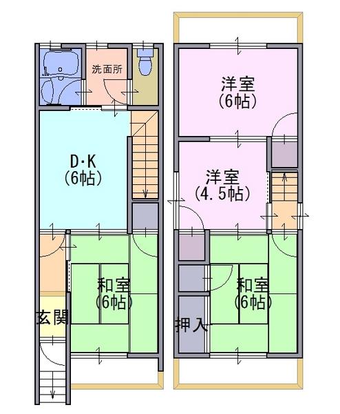 テラスハウス　太鼓山22-25