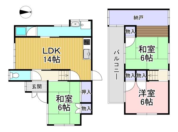 貸家　井ノ内上印田7-23
