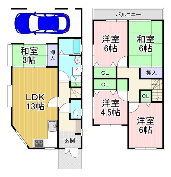 貸家　勝竜寺二ノ坪