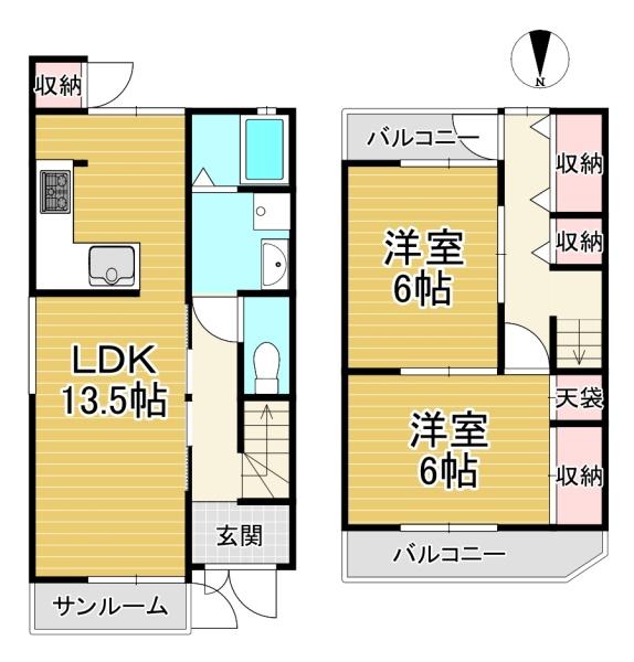貸家　滝ノ町一丁目8-8