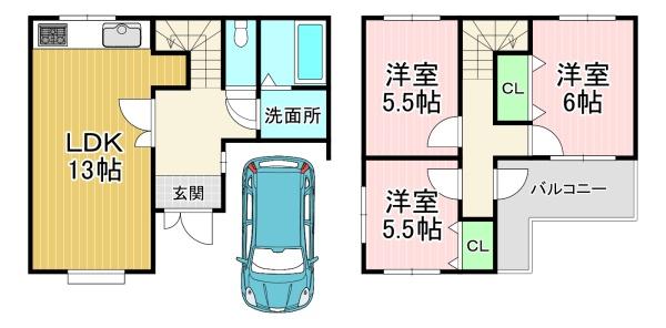 貸家 羽束師菱川町587-18