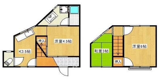 貸家 今里川原13-6