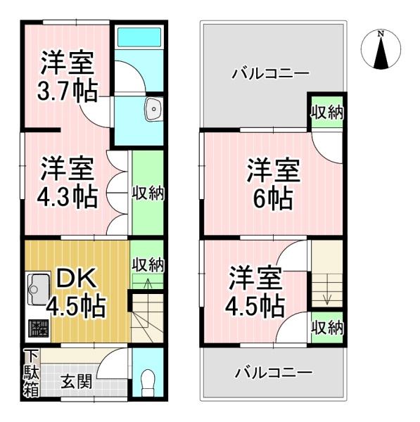 貸家　今里更ノ町6-41