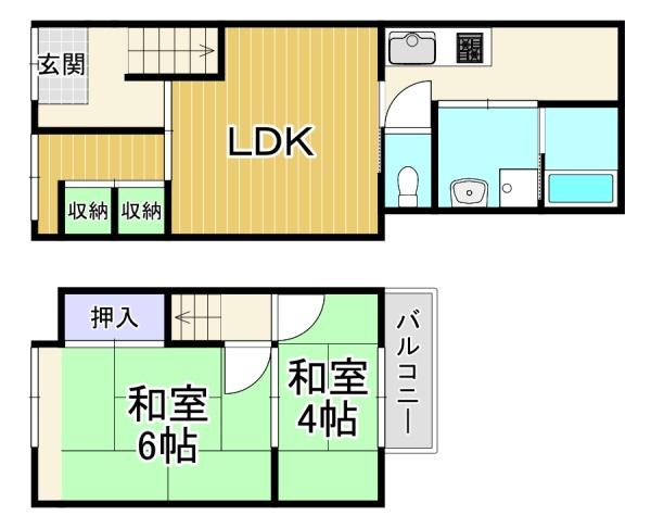貸家　鶏冠井町草田1-109