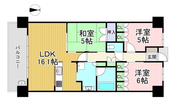 京都桂川つむぎの街マークスクエア　9xx号