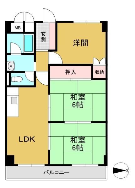 向陽グランドハイツ　309号