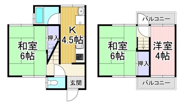 貸家　羽束師鴨川町350-6