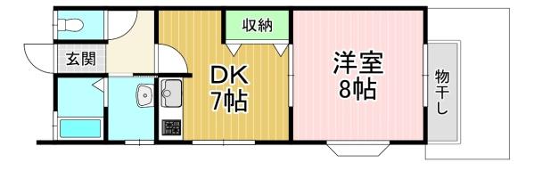 貸家　二枚田13-811階
