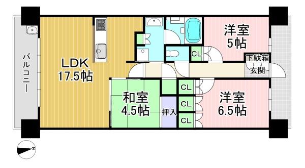 京都桂川つむぎの街ブライトスクエア　14xx号
