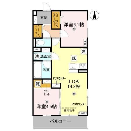 アレ・デ・フルール西向日駅前A棟