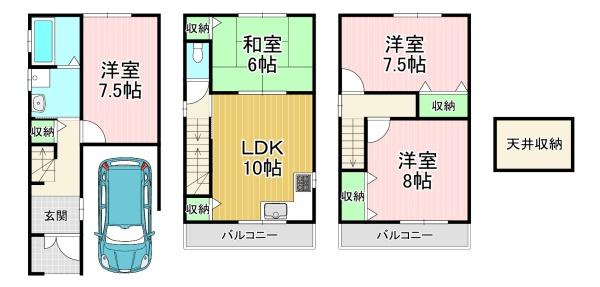 貸家　羽束師志水町170-21