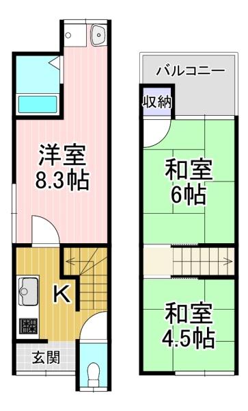貸家 森本町上森本19-45