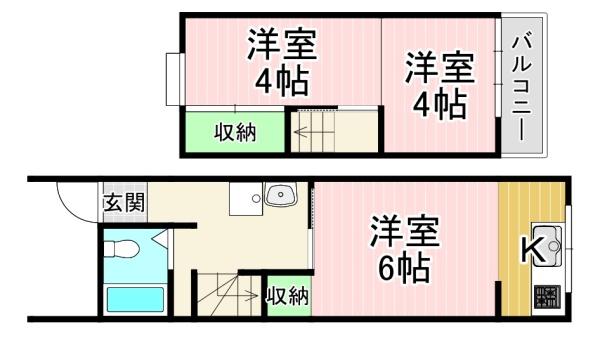 貸家　久我御旅町4-184